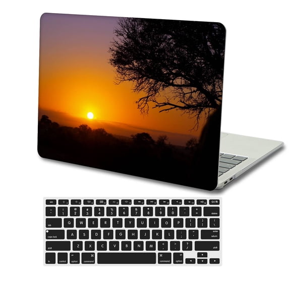 KSK KAISHEK Hard Case Cover Only Compatible New MacBook Air 13 inchs with Retina Display USB Type-C + Black Keyboard Cover Model: A2337 m1&A2179&A1932 (Red series 0306)