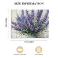 thumbnail image 3 of Acheng Lavender Wall Art Bathroom Decor Blue Flowers Canvas Picture Watercolor Painting Canvas Prints Bedroom Wall Decor Modern Blossom Canvas Art for Office Kitchen Home Decoration 20x16in, 3 of 6