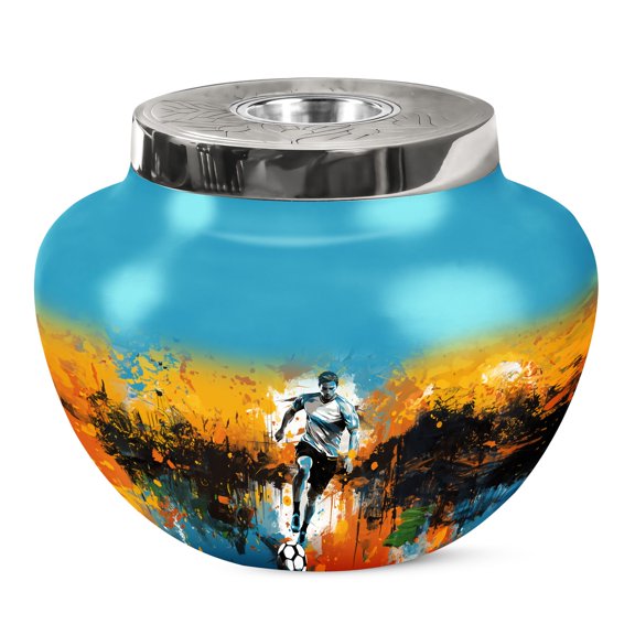 KARYLIZ Sports Urn For Ashes Adult Male - Urns For Human Ashes Unique Adult - burial urns for adult human ashes (Size - 10 INCH)