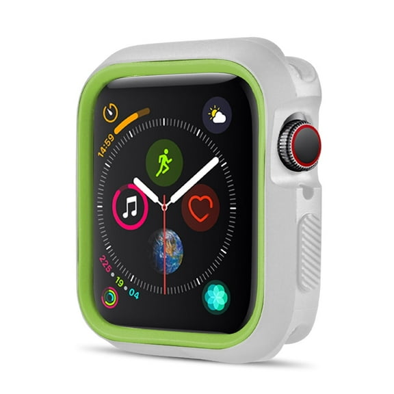 GSA High Quality Hybrid Case for Apple iWatch 4 & 5 40MM Grey/Yellow