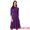 Deep Purple, variant on DARING DIVA Women's Vintage 3/4 Sleeve Church Semi Fit and Flare Dress S Dark Green