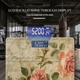 thumbnail image 3 of High Precision Body Weight Scale Smart Bathroom Scales with Large LCD Display(400lbs),Decorative for Bedroom-Vintage Roses And Script On Vintage Paper Background, 3 of 4