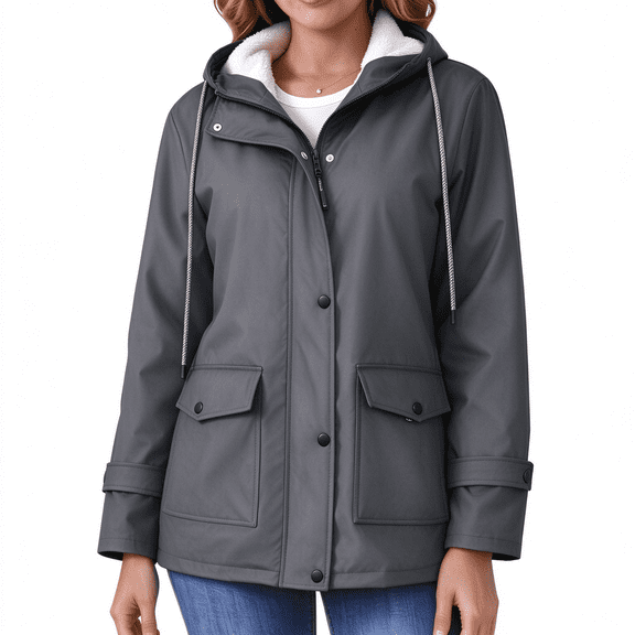Yotami Winter Coats for Women Fleece Jackets Windproof Warm Hooded Coats