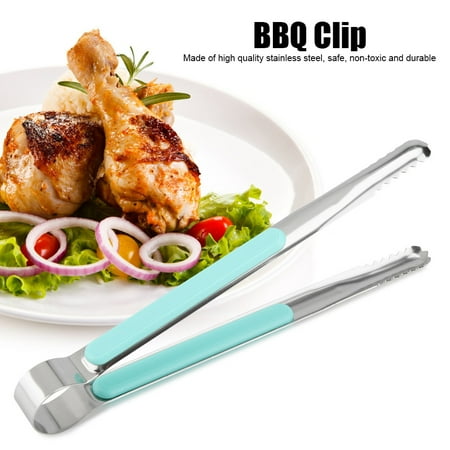 

Ymiko Kitchen Tong Safe Bbq Clip Buffet Bar Or Even Parties For Foods Salad Cake Bread Grilled Fillet Steak Barbecue