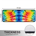 thumbnail image 5 of Kitchen Rugs Sets Of 2,Colorful Tie Dye Symmetric Pattern Anti Fatigue Kitchen Mat Rugs Non Slip Washable,Decorative Kitchen Floor Mats for Kitchen,Sink,Laundry,17"x47"+17"x47", 5 of 5