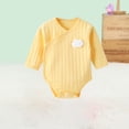 thumbnail image 5 of VERUGU Baby Girl Romper Fall Winter Warm Jumpsuit Toddler Padded Thickened Casual Long Sleeve Round Neck Print Cotton Suit Onesie Yellow 52, 5 of 5