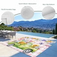 thumbnail image 3 of Spring Easter Outdoor Rug for Patio/Deck/Porch, Non-Slip Large Area Rug 4 x 6 Ft, Colorful Eggs Floral Truck Butterflies Pink Plaid Indoor Outdoor Rugs Washable Area Rugs, Camping Rug Carpet Runner, 3 of 8