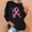 #200-Black, variant on Ounisa Breast Cancer Awareness Sweatshirt for Women Breast Cancer Crew Neck Long Sleeve Shirt Pink Ribbon Graphic Sweatshirt