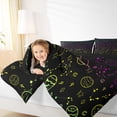 thumbnail image 6 of Manfei Kids Cartoon Planet Bedding Comforter Set, Mystic Galaxy Constellation Twin Comforter Sets, Outer Space Reversible Bedding Set, Microfiber Bedroom Decor, 2pcs, 6 of 9