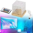 thumbnail image 4 of Ocean Wave Projection Lamp - 16 Color Rgb Light with Remote, 3D Water Night Light for Meditation Yoga Home Decor, Multi-Versatile Lighting An Ambient Light, 4 of 9