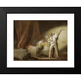 thumbnail image 2 of Jean-Honoré Fragonard 14x11 Black Modern Framed Museum Art Print Titled - The Lock (The Bolt) (circa 1770), 2 of 5