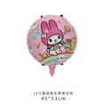 thumbnail image 1 of Lindo juego de vajilla para fiesta de cumpleaños con melodía de Sanrio, pancarta para tarta, adorno desechable, bandera colgante, globos con melodía, decoración de cumpleaños, 1 of 6