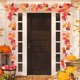 thumbnail image 5 of Guirnalda de hojas de arce artificiales - 175 cm (689") multicolor decoración otoñal para Acción de Gracias guirnalda de hojas de plástico para decoración de fiestas de Halloween en interiores y, 5 of 6