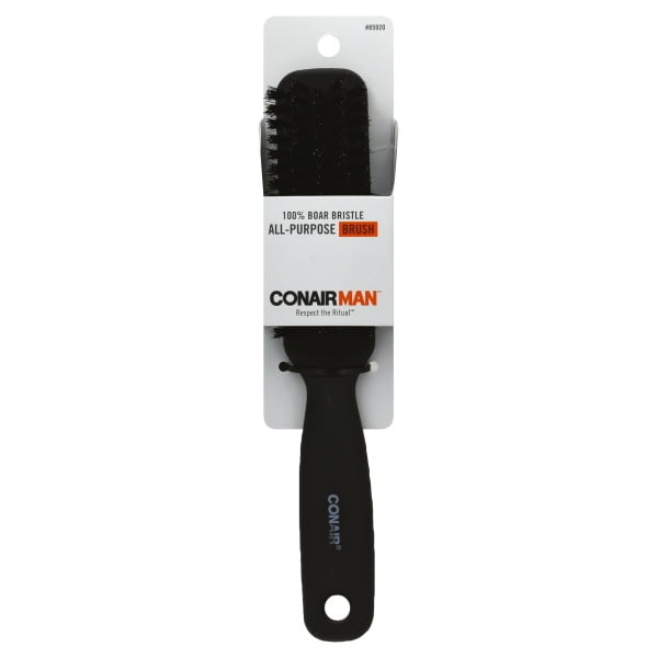 Conair for Men Boar All Purpose Brush Black 1pk