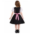 thumbnail image 4 of XASZHN Jupe Courte Mignonne pour Filles Enfants Festival Multicolore Campus Activité Performance Vêtements Rouge_003 L, 4 of 9