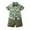 Green, variant on TOOYOU Toddler Boys 2-Piece Outfits Sets Short Sleeve Prints T Shirt Tops Shorts Gentleman Outfits Boys Casual Matching Sets Size 12-18 Months Beige