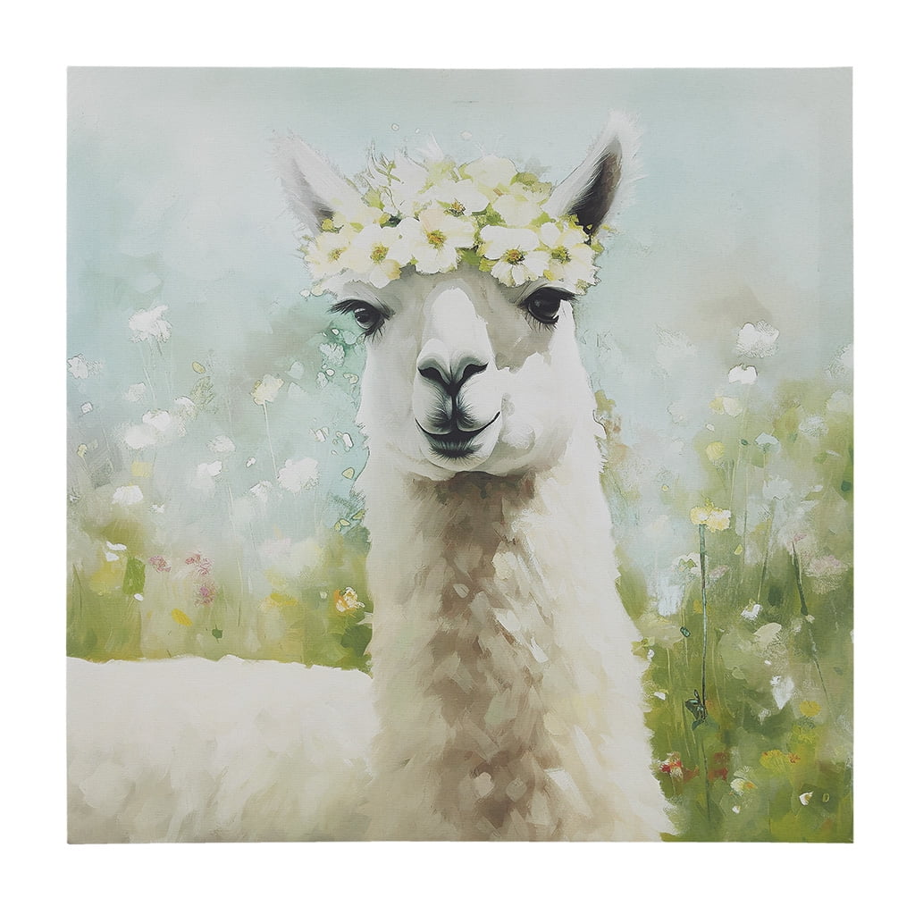 MAYEERTY Colorful Lamb Canvas Wall Art