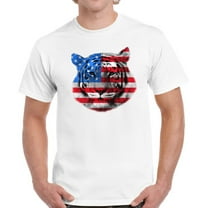 USA Shirts for Men - 4th of July American Tiger Graphic Patriotic Outfit