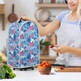 thumbnail image 3 of HELLHERO Floral Pattern Design Fitted Kitchen Blender Dust Covers for Kitchen Counter Polyester, Elastic, Stylish, 3 of 6