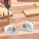 thumbnail image 4 of CRAFTHROU 4Jgo Soportes De Montaje Para Patas De Muebles En Hierro Duradero Color Plata Para Reparaciones, 4 of 6