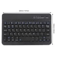 thumbnail image 2 of Clavier Bluetooth sans fil russe ultra-fin rechargeable de 7 pouces pour Android, Windows et iOS, 2 of 4