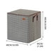 thumbnail image 1 of Bolsa de almacenamiento grande de 110L de algodón grueso, bolsa de almacenamiento con cierre de cremallera de gran capacidad, 1 of 2