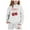 White, variant on CHENge Girls Boys Sweat Suit Set - 2 Piece Soft Pullover Hoodies and Athletic Cargo Jogger Sweatpants for Kids (5-18)