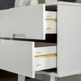thumbnail image 6 of Walker Edison Sonoma 2-Drawer Nightstand, White, 6 of 25