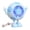 D, variant on YMMB Portable USB Powered Mini Fan, Soccer Shape Desk Fan, travel essentials, Quiet Personal Air Circulator for Office Bedroom Home Travel, B