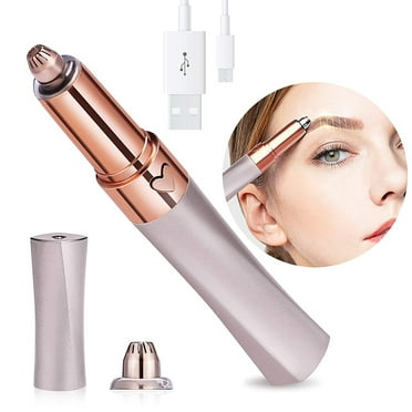 Electric Eyebrow Razor for Women with LED Light for Instant and Painless Lips Body Hair Removal