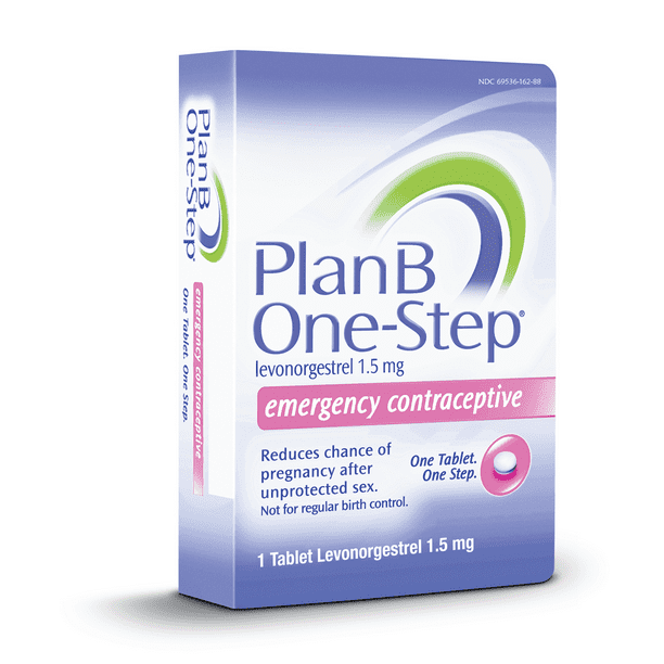 Plan B OneStep Emergency Contraceptive 1 Tablet,1.5 Mg
