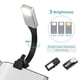 thumbnail image 4 of 2X E-Book Recargable Luz LED para Kindle Papel Nueva Lámpara de Lectura USB Clip de Lámpara de Luz de Libro para El Dormitorio de Viaje Lector 3Model, 4 of 5