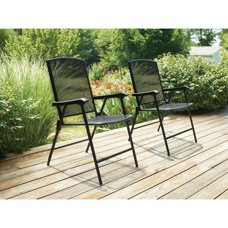 Mainstays Wrought Iron Folding Chair Mainstays Wrought Iron Folding Chair
