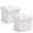 White, variant on Ornavo Home 1 Pack Small Storage Ottoman Foldable Collapsible Cube Square Linen Ottoman Foot Rest Stool Seat, for Living Room, Bedroom, Home Office, Dorm - 12 x 12 x 12, White