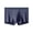 c01Blue, variant on Mens Seamless Underwear Mid Waist Solid Color Comfortable Boxer Briefs Breathable Men's Boxer Shorts Green XXXL