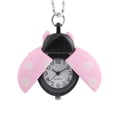 thumbnail image 4 of Pink Ladybug Pocket Watch, Mini Pendant Design, Anniversary Gift for Her, Necklace Accessory, Valentines for Women, 1 Pc, 4 of 8