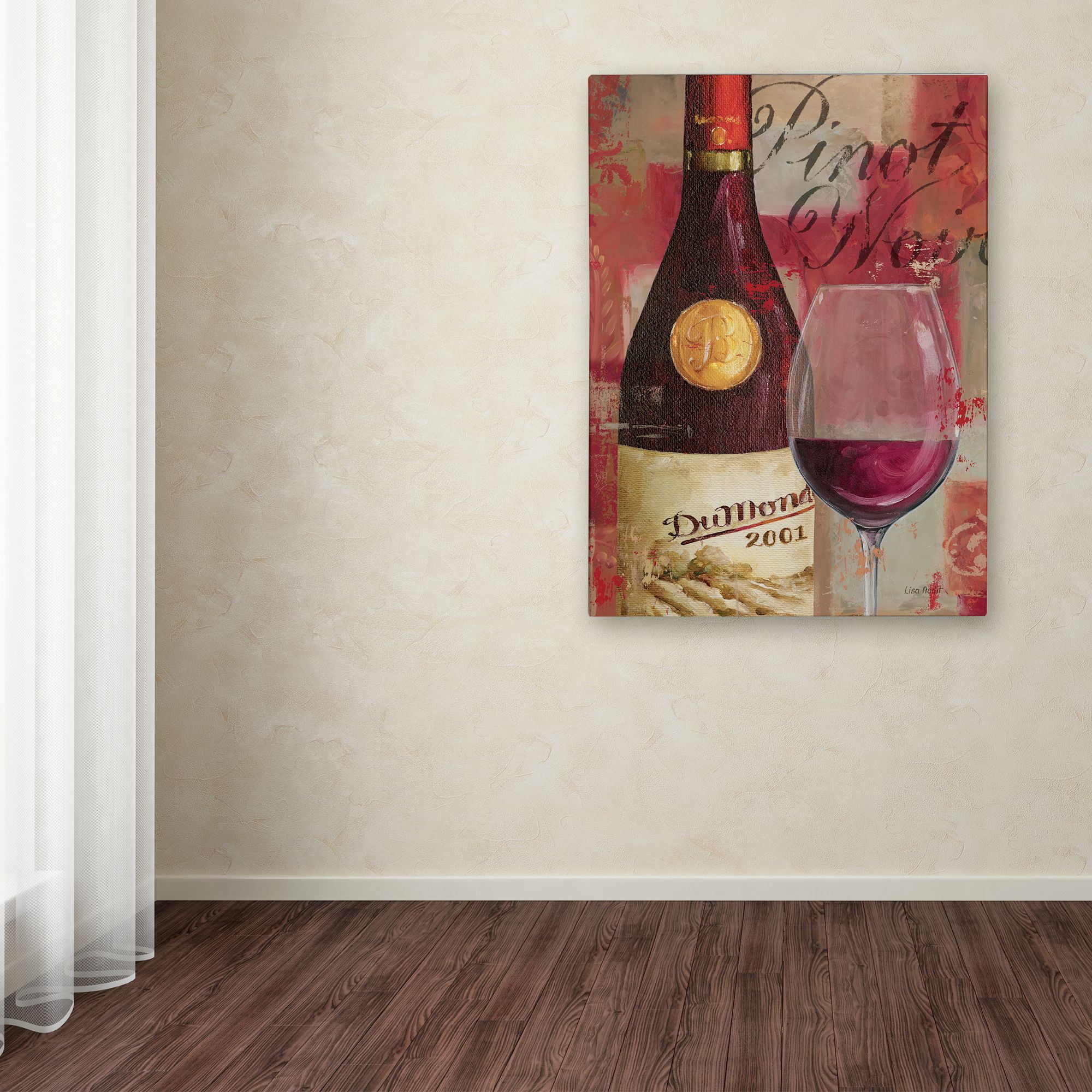 Trademark Fine Art "Vin Abstract I" Canvas Art by Lisa Audit