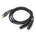 thumbnail image 4 of Xlr JORINDO Dual XLR hembra a doble cable XLR a micrófono Cable de conexión estéreo Cable de micrófono, 4 of 8