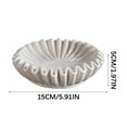 thumbnail image 2 of ACDANC Ruffled Decorative Bowl - Living Room Design Coffee Table Bookshelf and Console Table Design Home Decoration, 2 of 7