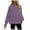 Purple, variant on Oversized Crewneck Sweatshirt Women Womens Oversized Reverse Seam Sweatshirt Casual Long Sleeve Crewneck Lightweight Pullover Tops Loose Sweatshirts(Purple,L)