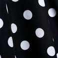 thumbnail image 5 of Jinhomg Women's 1950s Vintage Dresses Casual Comfy Crew Neck Patchwork Mini Dress Cute Polka Dot Printed Evening Party Dresses Black L, 5 of 10