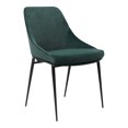 thumbnail image 2 of Moe's Home Collection SEDONA DINING CHAIR, Green Velvet (Set of 2), 2 of 2