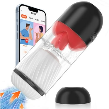 AYIYUN Automatic Male Masturbator, Fully Waterproof Male Masturbators APP Remote Control Sex Toy with Vibration & 360° Rotation Modes, Stroker Adult Toys for men