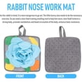 thumbnail image 4 of Rabbit Foraging Mat Polar Fleece Washable Pet Snuffle Pad Funny Interactive Nosework Feeding Mat for Bunny Rabbits Guinea Pigs, 4 of 8