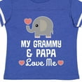 thumbnail image 4 of Inktastic Grammy and Papa Love Me Grandchild Boys or Girls Toddler T-Shirt, 4 of 5