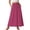 Hot Pink# skirts for women, variant on Womens Skirts Full Length Eyelet Skirts Stretchy High Waisted Summer Skirts Trendy Hollow Out Skirt with Pockets Black L