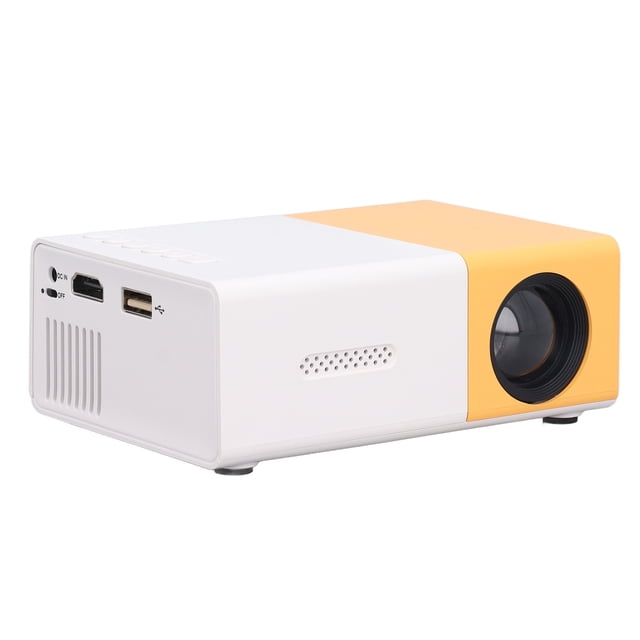 Mini Proyector, Proyector De Vídeo Pico LED Portátil Full HD 1080P Con Control Remoto, USB, Para Acampar Al Aire Libre, Entretenimiento En El Hogar