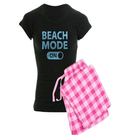 

CafePress - Beach Mode On - Women s Dark Pajamas