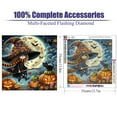 thumbnail image 2 of Diamond Art Painting Kits for Adults,Halloween Witch 5D Diamond Painting Dots Art Kits for Adults Beginner, DIY Full Round Gem Crystal Art Paint by Diamond, Home Wall Decor 14x 14 in, 2 of 8