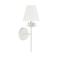 thumbnail image 3 of Trade Winds Daphne 1-Light Wall Sconce in White, 3 of 6